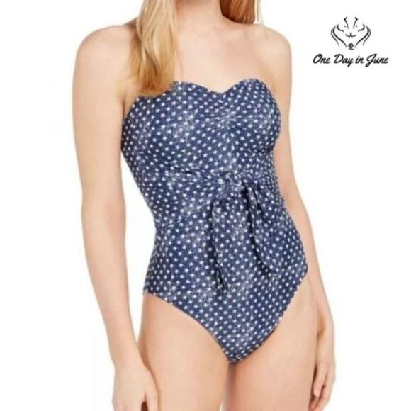 We Wore What Tie Front One Piece Size XL - Picture 1 of 7